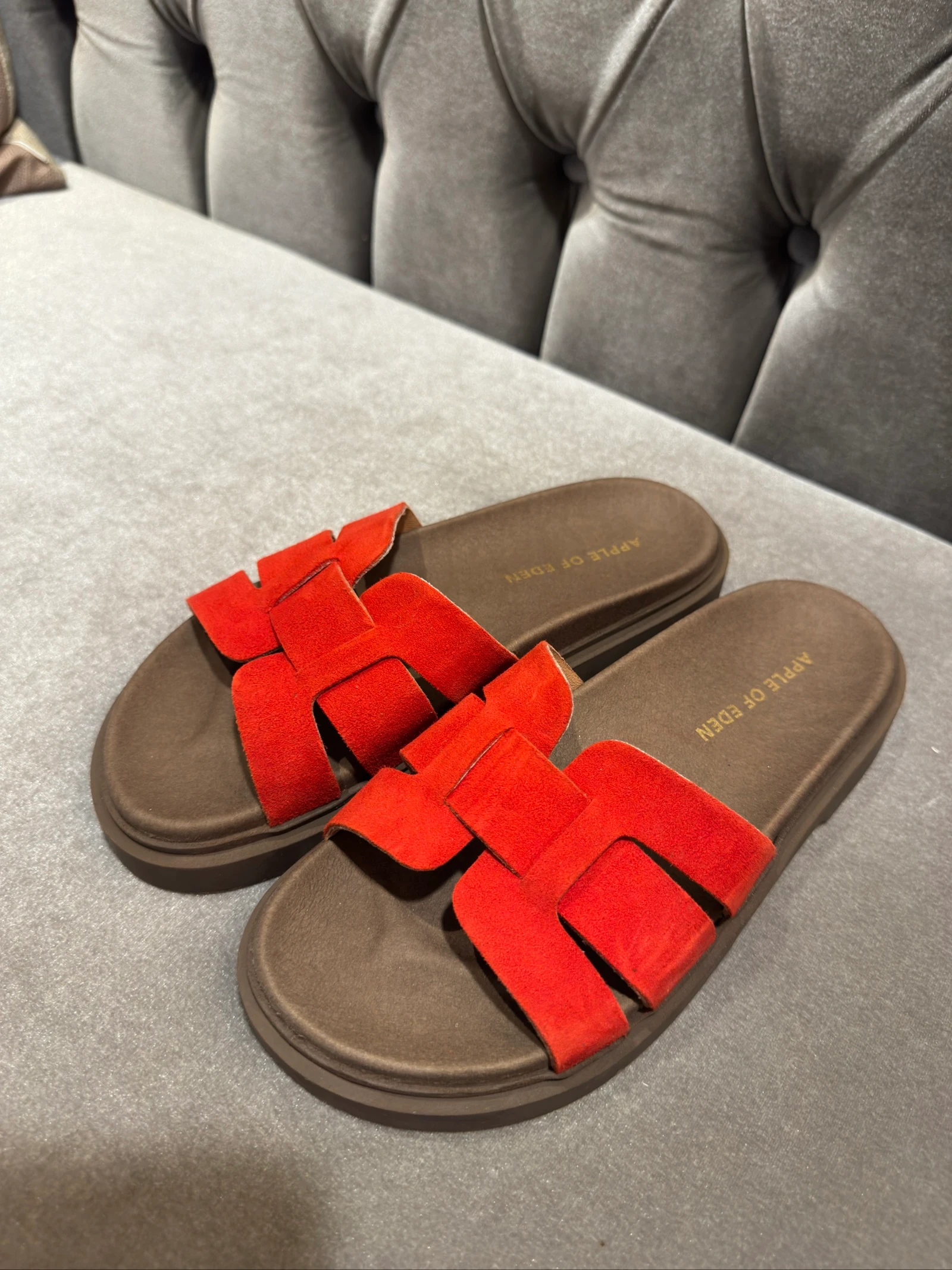 PURE rode sandalen - Apple of Eden – photo 5